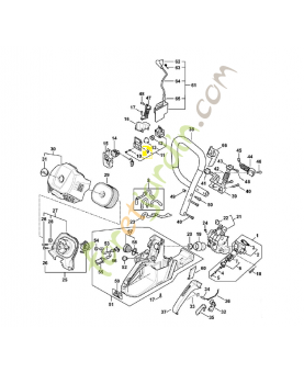 Pièce de fixation 1147-131-3801. Pièce détachée Stihl