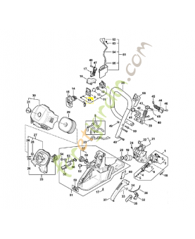 Vis 1147-132-0100. Pièce détachée Stihl 