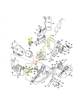 Obturateur 1147-432-1700. Pièce détachée Stihl