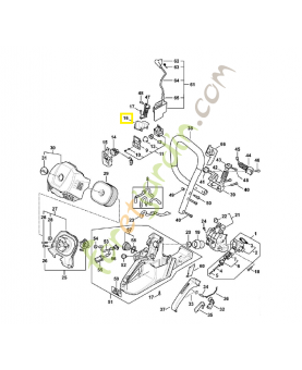 Pièce de fixation 1147-131-3800. Pièce détachée Stihl 