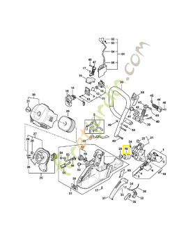 Coude 1147-141-2200. Pièce détachée Stihl