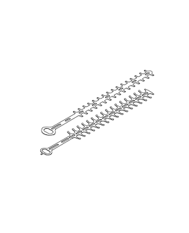 Jeu de deux couteaux 450 mm