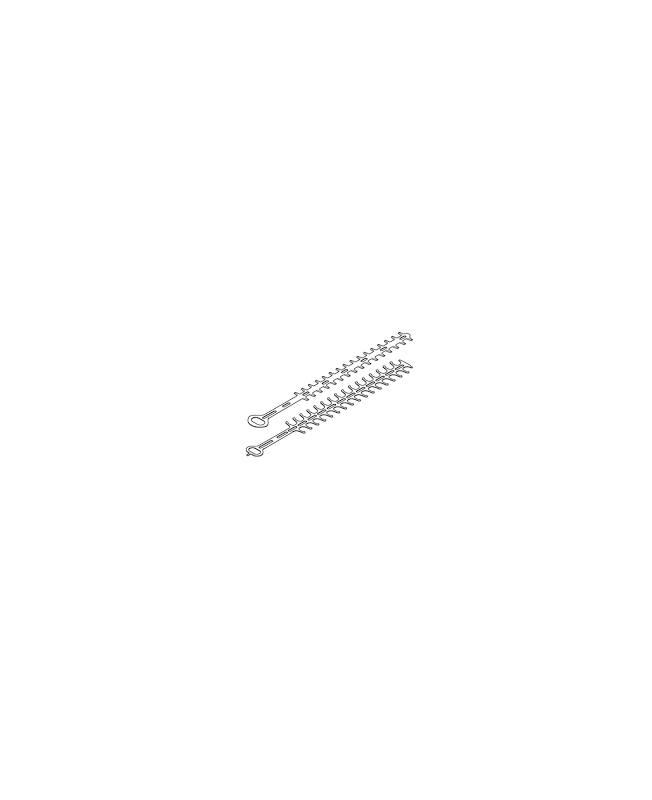 Jeu de deux couteaux 450 mm