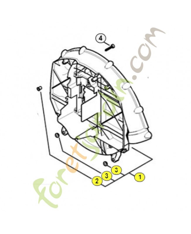 Carter turbine interieur 4282-700-4104