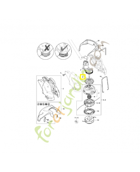 Ventilateur 4009-600-3200- piece de rechange stihl