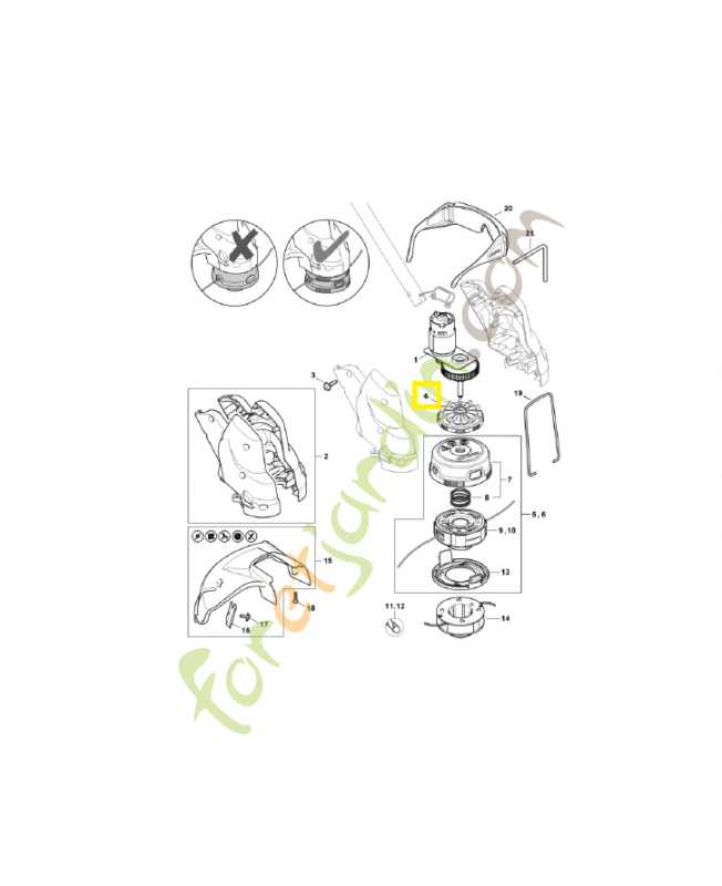 Ventilateur 4009-600-3200- piece de rechange stihl