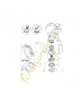 Partie supérieure 4009-710-9600- piece de rechange stihl