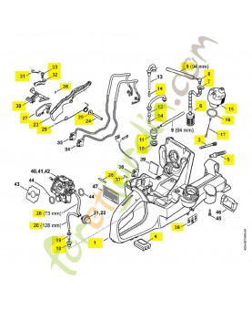 Carter de réservoir Stihl ref. 4224-350-0817