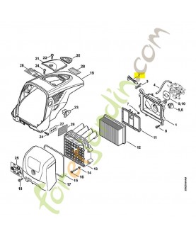 Levier volet demarrage
