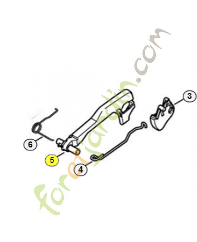 Blocage gachette de commande 1252-435-6300 Blocage gachette de commande 1252-435-6300