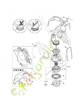 Couteau 4130-713-4100. Pièce de rechange Sithl 