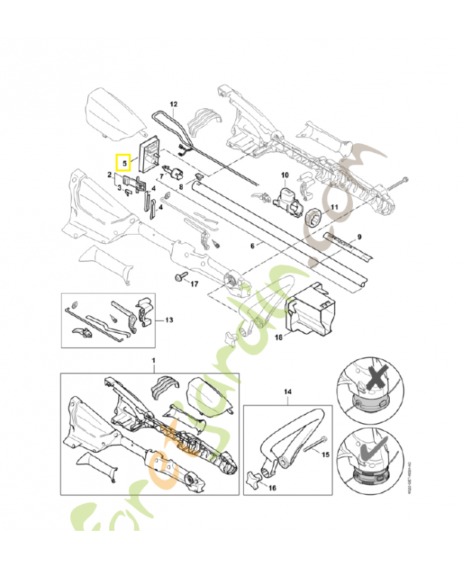 Module électronique 4522-430-1410- Pièce détachée Stihl 
