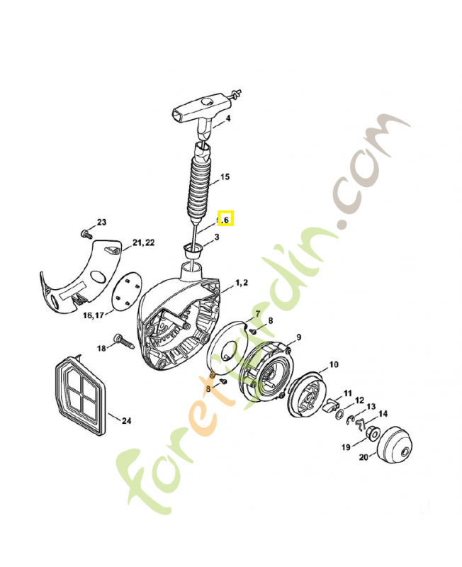Câble lancement d.3mmx30,5m 0000-930-2298. Pièce de rechange Sithl Câble lancement d.3mmx30,5m 0000-930-2298. Pièce de rechange Sithl
