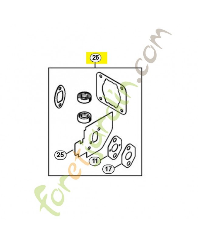 Jeu de joints moteur Jeu de joints moteur 4228-007-1050. Pièce de rechange Sithl / Vicking