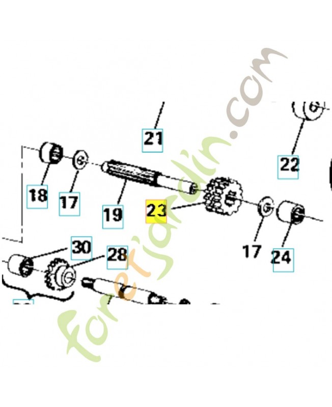 Pignon husqvarna 586196401