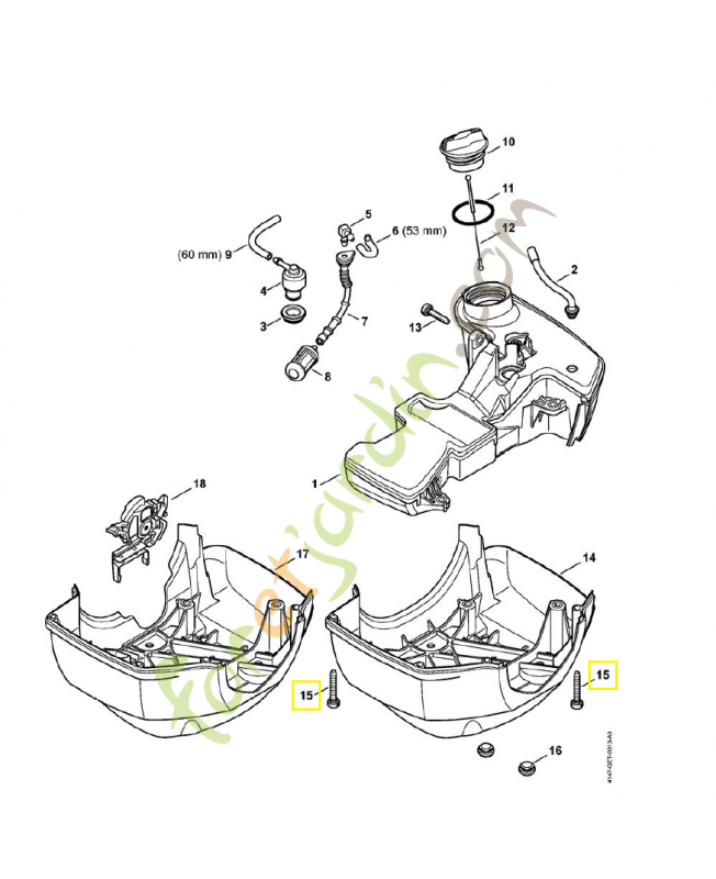 Vis cylindrique is 5x32 9075-478-4167. Pièce de rechange Sithl 