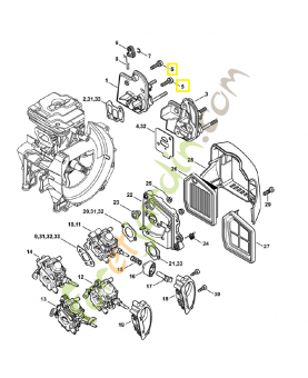 Vis cylindrique is-m 5x24 9022-341-1045. Pièce de rechange Sithl