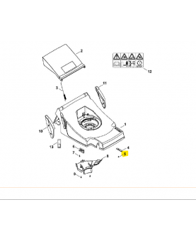 Vis taraud 9104-007-4257. Pièce de rechange Sithl / Vicking