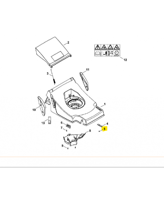 Vis taraud 9104-007-4257. Pièce de rechange Sithl / Vicking