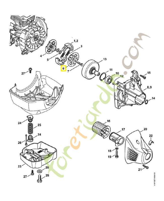 Rondelle 4128-162-1000. Pièce de rechange Sithl  Rondelle 4128-162-1000. Pièce de rechange Sithl