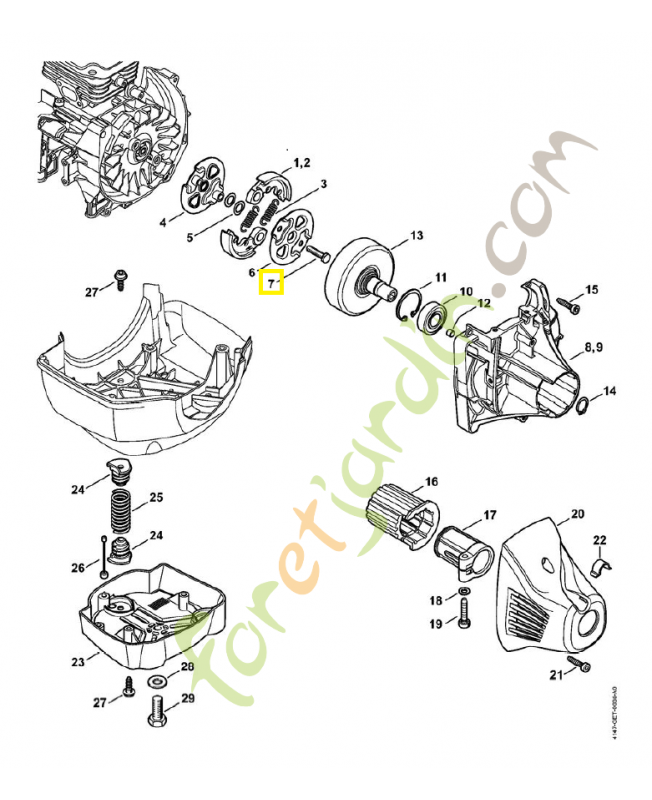 Vis six pans m6 0000-951-0600. Pièce de rechange Sithl