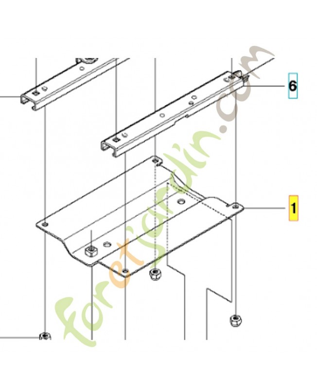 FIXATION DE SIÈGE 573995001
