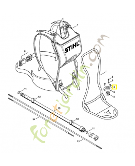 Vis cylindrique m6x14 9022-341-1270 stihl