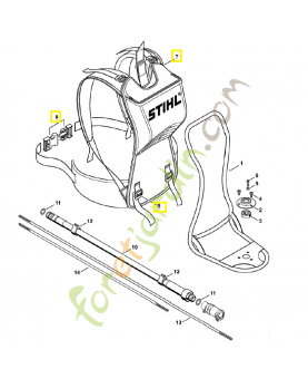 harnais 4147-710-9010. Pièce de rechange Sithl / Vicking