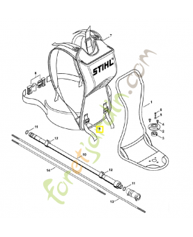 Boucle de réglage 4203-792-7200. Pièce de rechange Sithl / Vicking