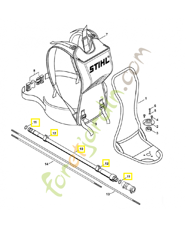 Gaine de protection 4147-820-0400. Pièce de rechange Sithl Gaine de protection 4147-820-0400. Pièce de rechange Sithl