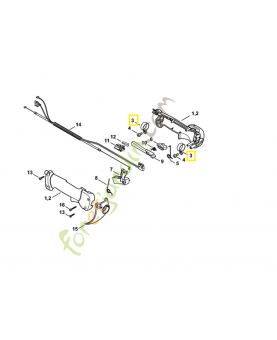 Collier de serrage 4137-791-9400. Pièce de rechange Sithl