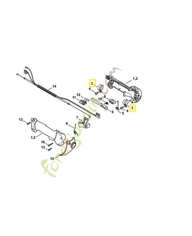 Collier de serrage 4137-791-9400. Pièce de rechange Sithl Collier de serrage 4137-791-9400. Pièce de rechange Sithl