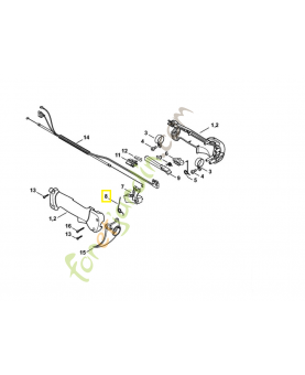 Ressort coude 4137-182-4504. Pièce de rechange Sithl 