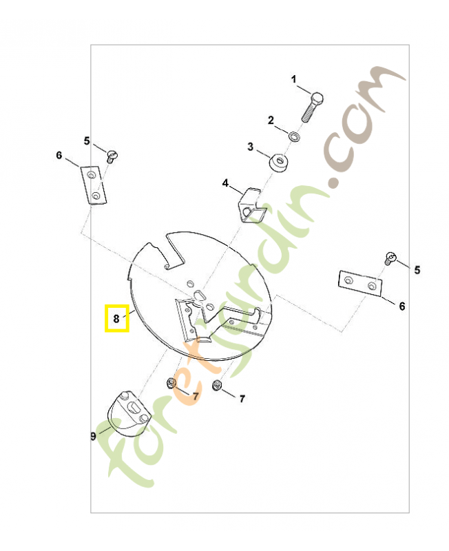 Disque 6008-700-5100. Pièce de rechange Sithl / Vicking