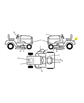 Autocollant "attention batterie"