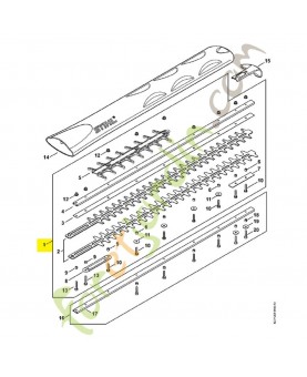 Barre de coupe 750 mm hs 4237-710-5912