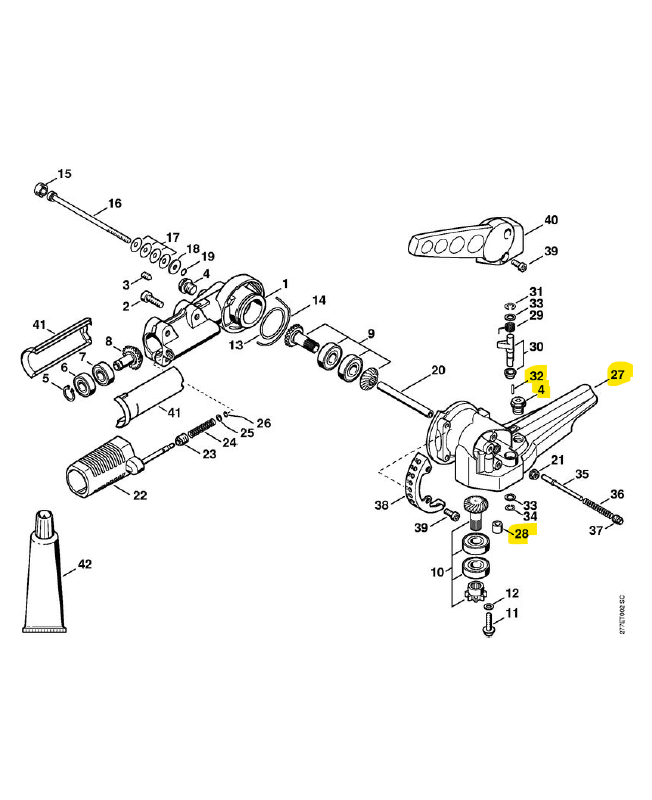 Carter de reducteur stihl ref. 4230-640-0503