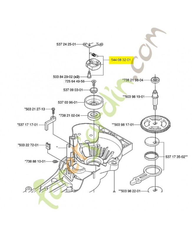 Embrayage référence 544083201