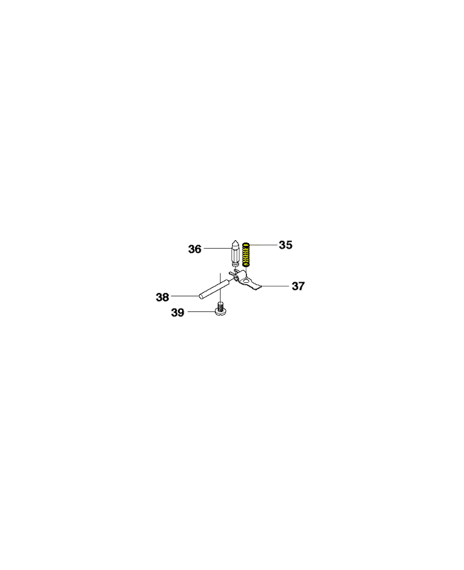 Ressort 503943701. Pièce détachée Husqvarna