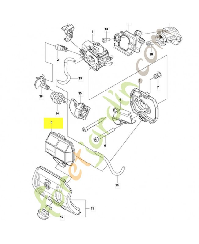 demi-carter de filtre