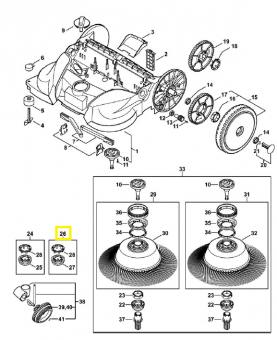Carter embrayage droit cpt 4860-730-3503. Pièce de rechange Sithl