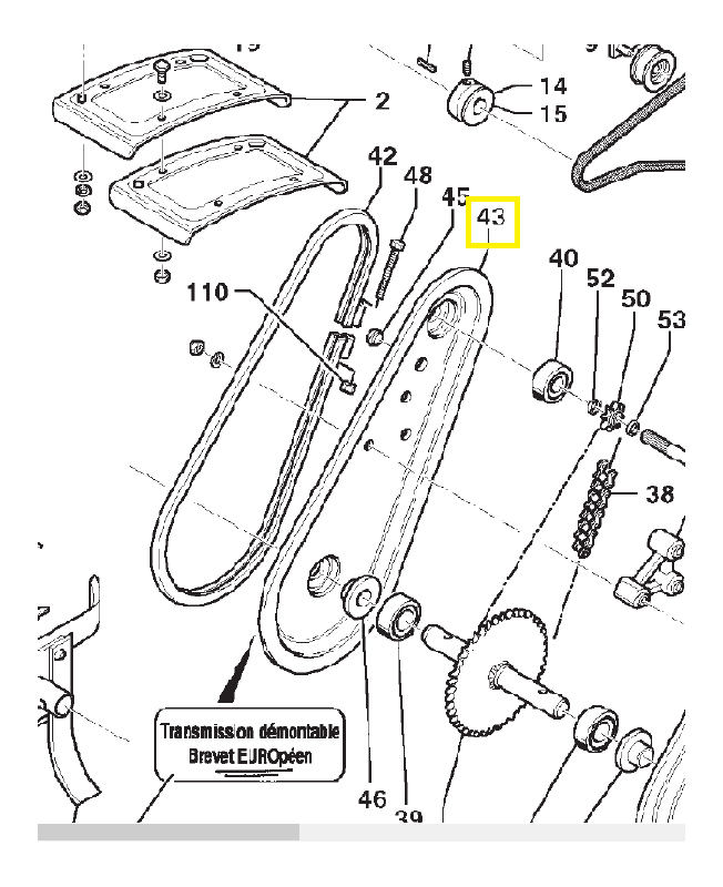 Demi-carter droit 519653041