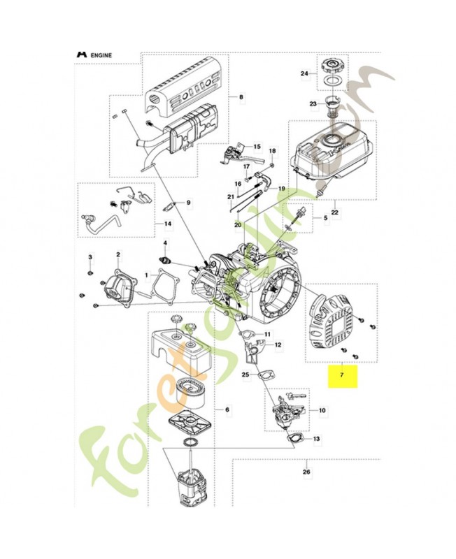 Lanceur complet Husqvarna 577469601