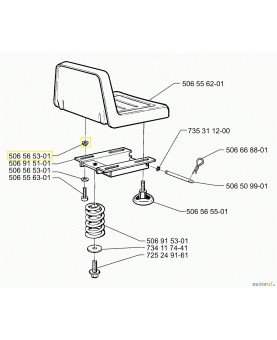 Rondelle 506565301. Pièce de rechange Husqvarna