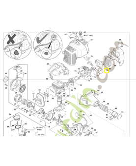 Boitier de filtre 4149-140-2801. Pièce détachée Stihl