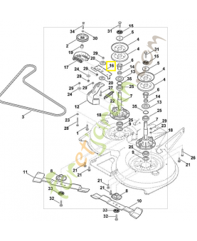 Bras de tension 6170-760-0800. Pièce de rechange Sithl
