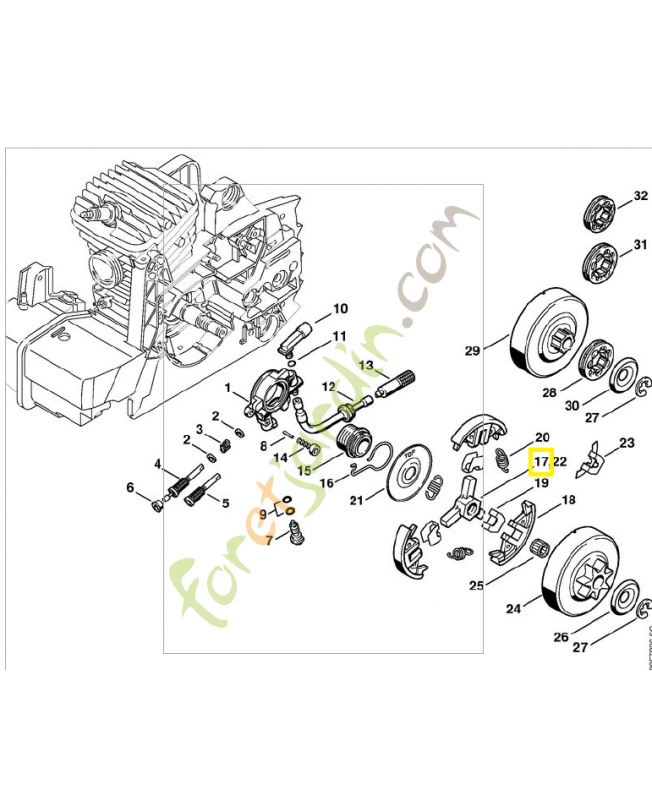 Entraineur 1127-162-3200. Pièce de rechange Sithl  Entraineur 1127-162-3200. Pièce de rechange Sithl