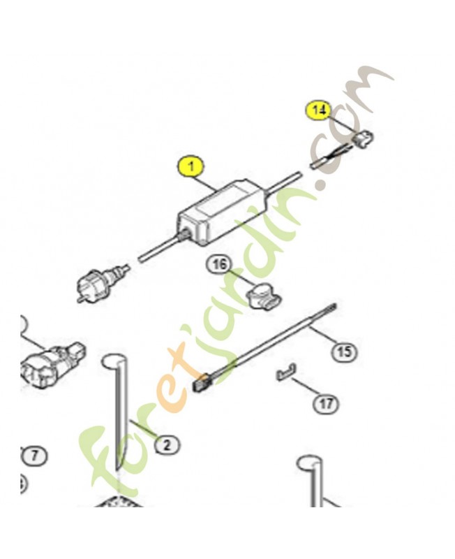 Bloc d'alimentation 230 volts Stihl ref. 6301-400-8530