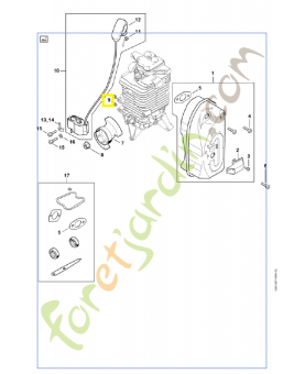 Rondelle 4282-404-9300. Pièce de rechange Sithl / Vicking