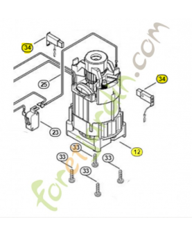Moteur electriq.230w/0,6kw 6460-600-0200 remplace référence 64606000200